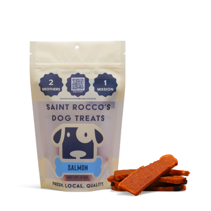 Saint Rocco's Treats - Wild-Caught Alaskan Salmon (8oz) - Dog.Dog.Cat.