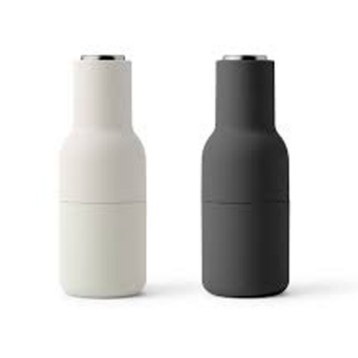 SALT + PEPPER GRINDERS in ASH and CARBON