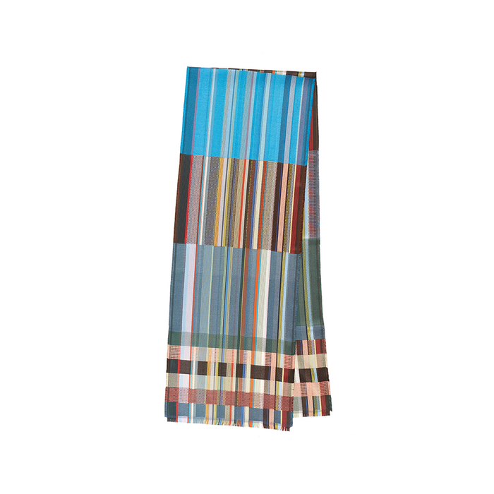 Sandro Deep Sea Silk Scarf