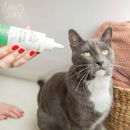 Pet Palette Distribution - Skout's Honor Cat Probiotic Ear Cleaner 4oz - Dog.Dog.Cat.