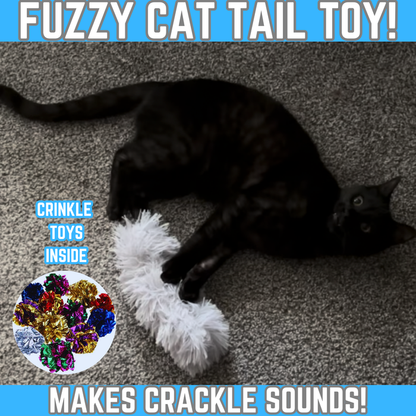 Smokey's Stash - Cat Toy Pillows 3 Pack Soft & Durable Crinkle Ball & Catnip