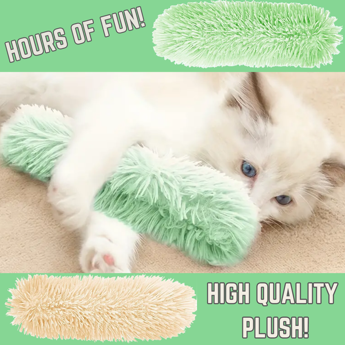 Smokey's Stash - Cat Toy Pillows 3 Pack Soft & Durable Crinkle Ball & Catnip