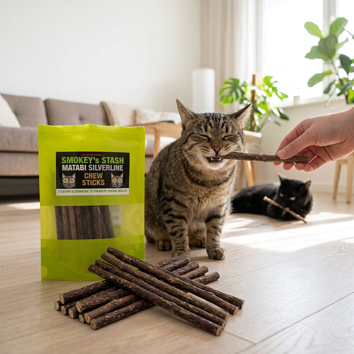 Smokey's Stash - Smokey's Stash 10 pack Silvervine Sticks Catnip Alternative