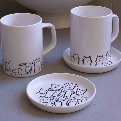 Ore’ Originals - Cuppa Color Coaster | Random Cats - Dog.Dog.Cat.