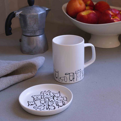 Ore’ Originals - Cuppa Color Coaster | Random Dogs - Dog.Dog.Cat.