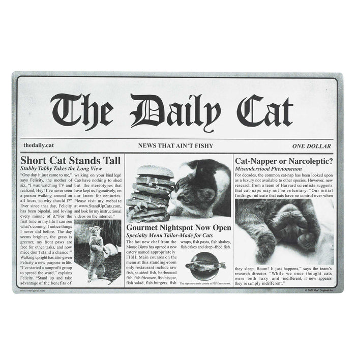Ore’ Originals - Pet Placemat | The Daily Cat - Dog.Dog.Cat.