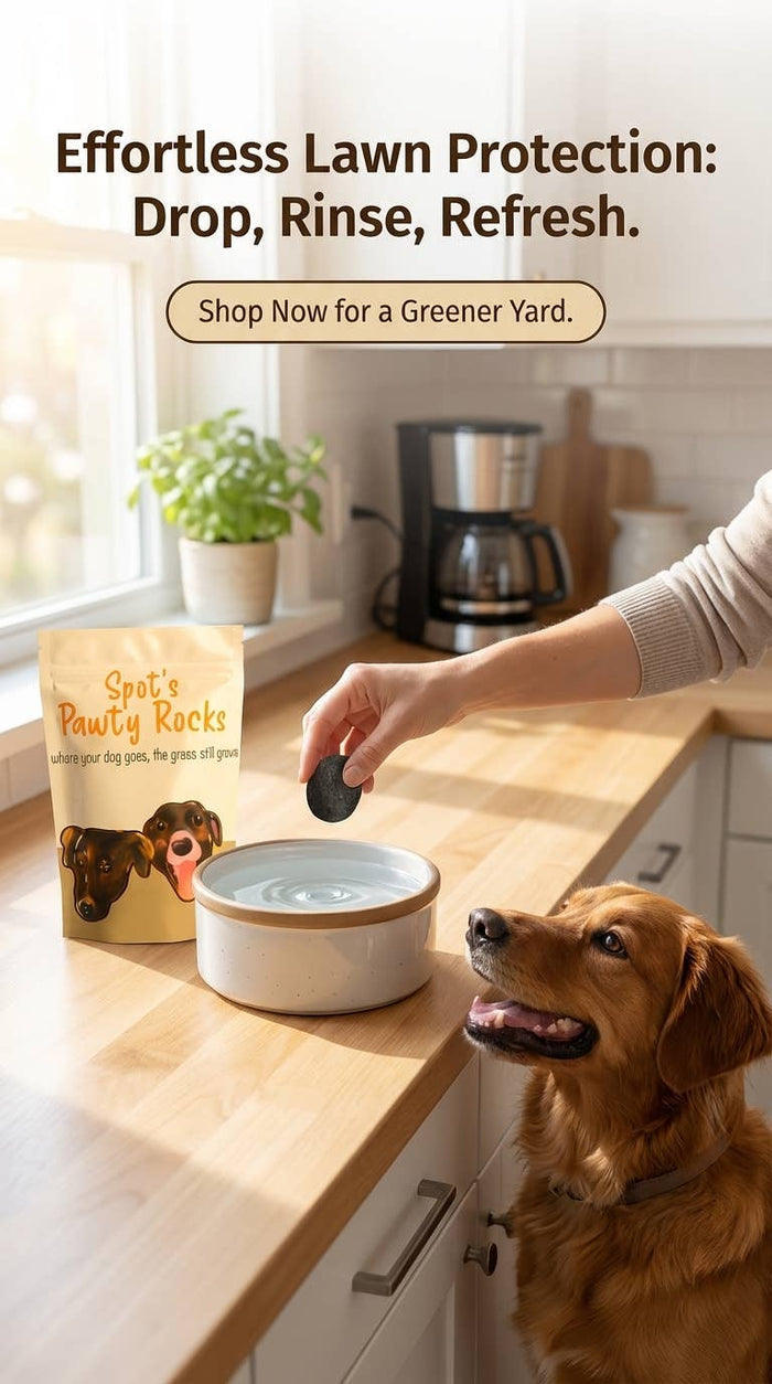 Spots Pawty Rocks — Natural Lawn Spot Preventer for Dogs