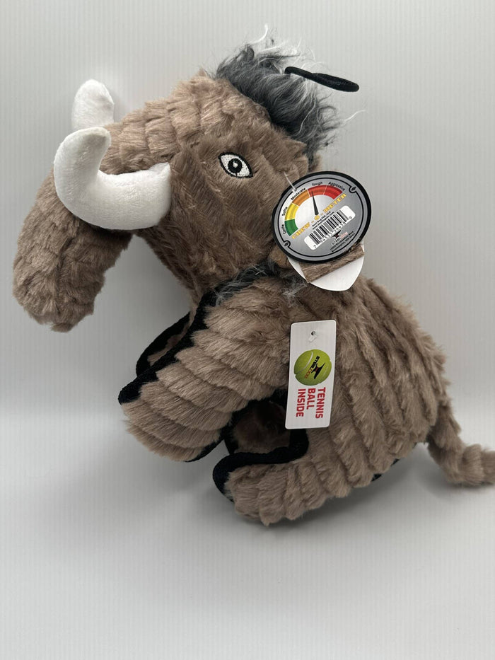 STEELDOG Ruffian Dino Woolly Mammoth Dog Toy
