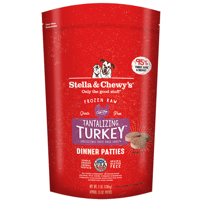 Stella & Chewy Frozen Dog Food - Turkey - Dog.Dog.Cat.