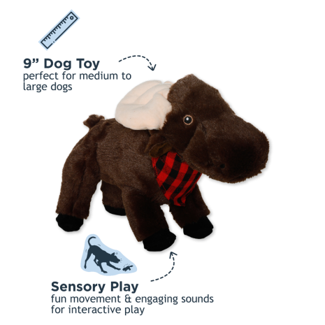 Tall Tails - Animated Moose 11"