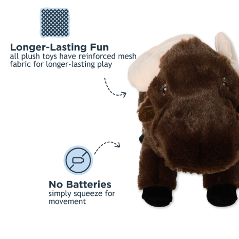 Tall Tails - Animated Moose 11"