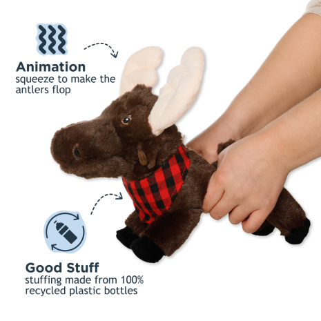 Tall Tails - Animated Moose 11"