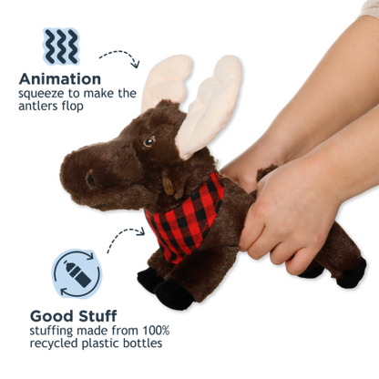 Tall Tails - Animated Moose 11"