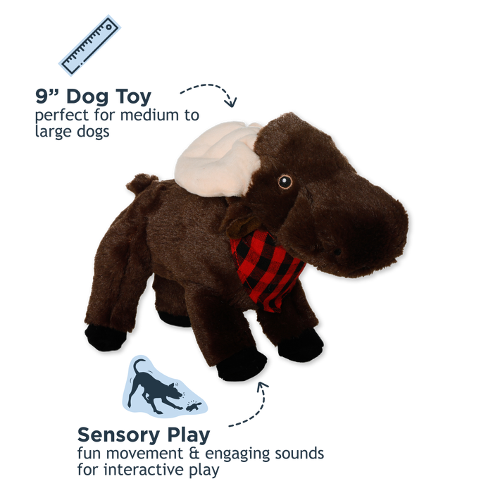 Tall Tails - Animated Moose Dog Toy
