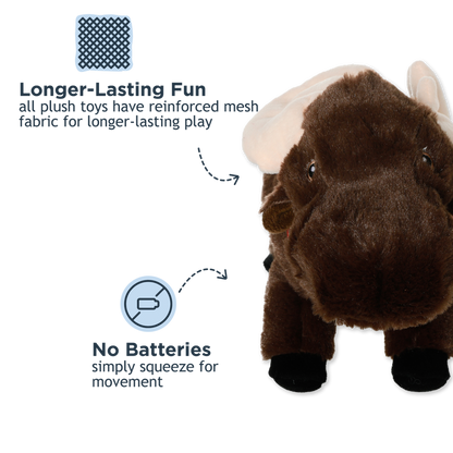 Tall Tails - Animated Moose Dog Toy