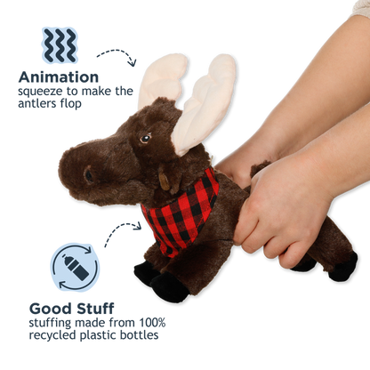 Tall Tails - Animated Moose Dog Toy