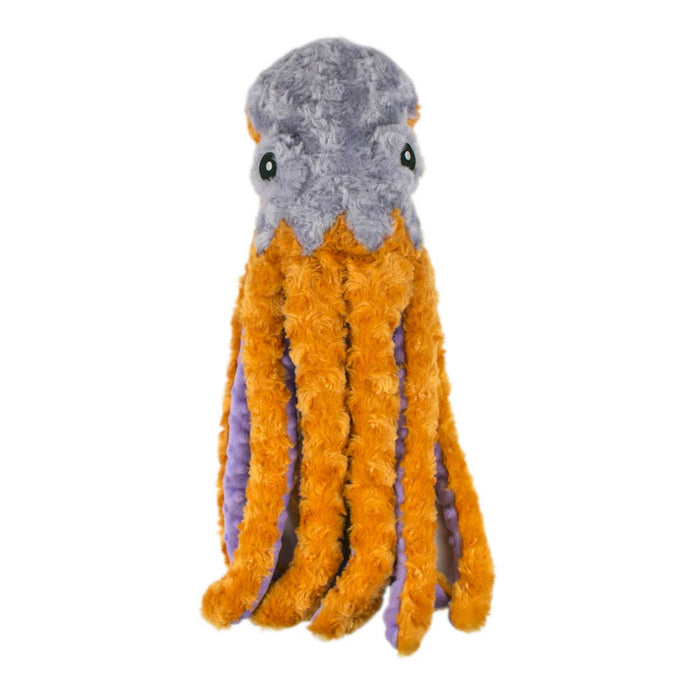 Tall Tails - Plush Octopus with Squeaker Dog Toy - 14" - Dog.Dog.Cat.