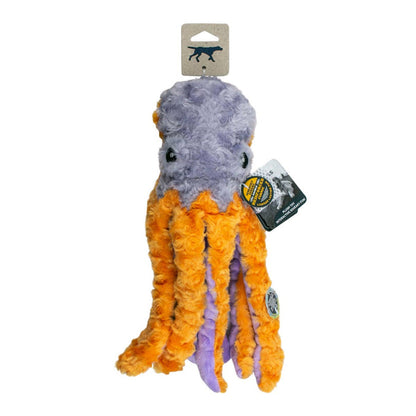 Tall Tails - Plush Octopus with Squeaker Dog Toy - 14" - Dog.Dog.Cat.
