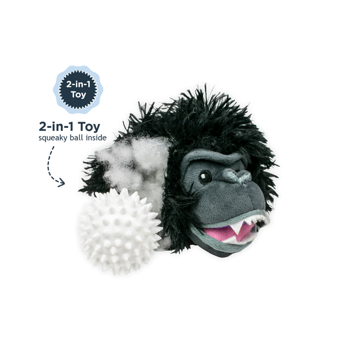 Tall Tails - Yeti 2-in-1 Fetch Ball Dog Toy - Dog.Dog.Cat.