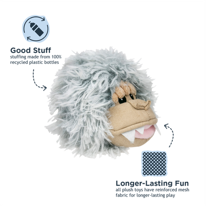 Tall Tails - Yeti 2-in-1 Fetch Ball Dog Toy - Dog.Dog.Cat.