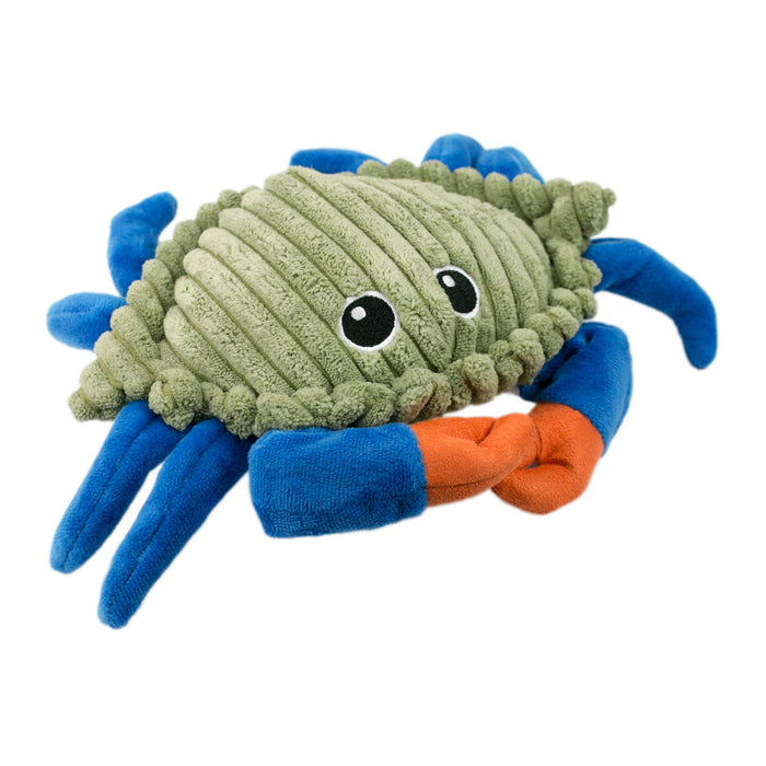 Tall Tails Animated Crab Dog Toy – 9" Plush Squeaker - Dog.Dog.Cat.