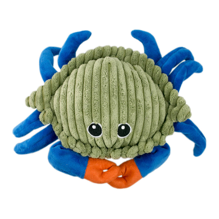 Tall Tails Animated Crab Dog Toy – 9" Plush Squeaker - Dog.Dog.Cat.