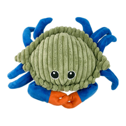 Tall Tails Animated Crab Dog Toy – 9" Plush Squeaker - Dog.Dog.Cat.