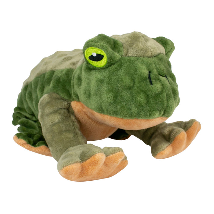 Tall Tails Animated Frog Dog Toy – 9" Plush Squeaker - Dog.Dog.Cat.