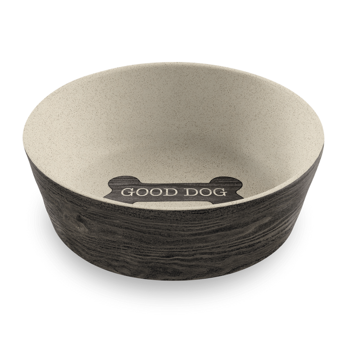 TarHong Blackened Wood Pet Bowl — Bamboo Melamine