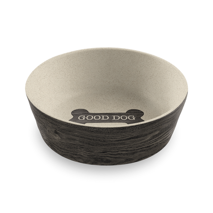 TarHong Blackened Wood Pet Bowl — Bamboo Melamine