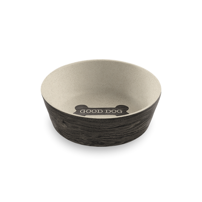 TarHong Blackened Wood Pet Bowl — Bamboo Melamine