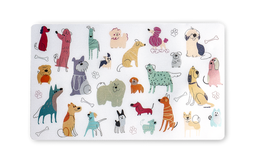 TarHong Dog Whimsy Print Pet Placemat