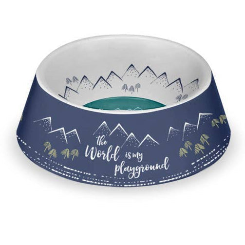 TarHong Playground Melamine Pet Bowl — Anti-Skid Base