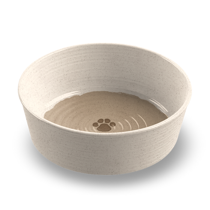 TarHong Rustic Paw Pet Feeder — Bamboo Melamine
