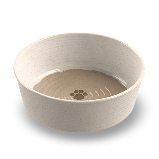 TarHong Rustic Paw Pet Feeder — Bamboo Melamine