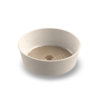 TarHong Rustic Paw Pet Feeder — Bamboo Melamine
