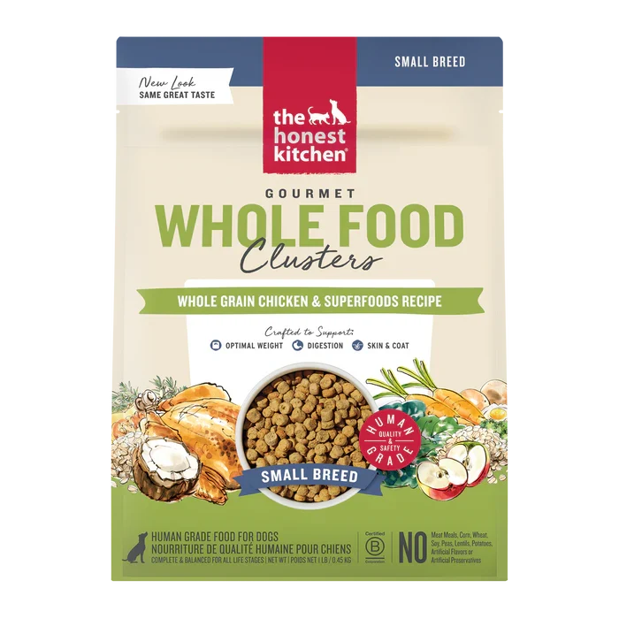 The Honest Kitchen Clusters – Small Breed Whole Grain Chicken Dog Food - Dog.Dog.Cat.