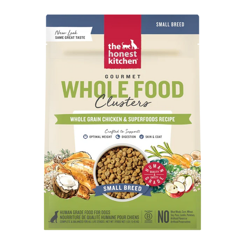 The Honest Kitchen Clusters – Small Breed Whole Grain Chicken Dog Food - Dog.Dog.Cat.