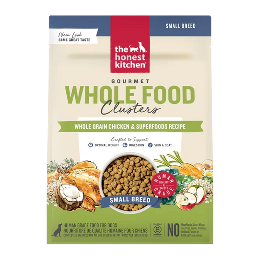 The Honest Kitchen Clusters – Small Breed Whole Grain Chicken Dog Food - Dog.Dog.Cat.