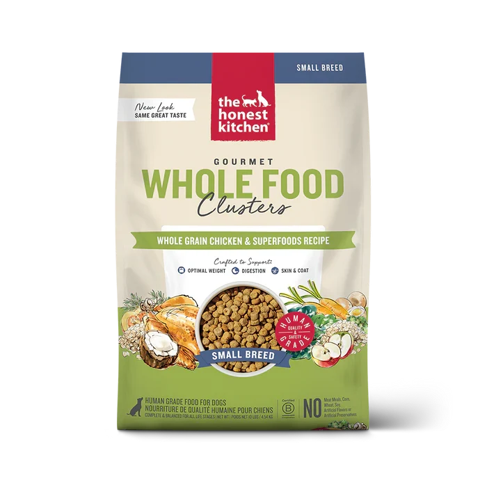 The Honest Kitchen Clusters – Small Breed Whole Grain Chicken Dog Food - Dog.Dog.Cat.
