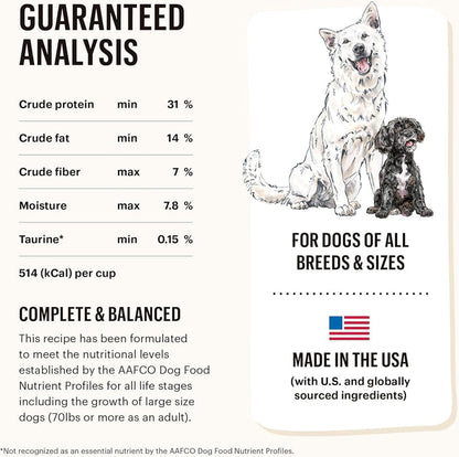The Honest Kitchen Human Grade Dehydrated Grain Free Dog Food – Complete Meal or Dog Food Topper – Beef 10 lb (makes 40 lbs) - Dog.Dog.Cat.