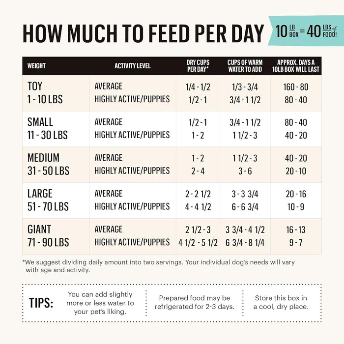 The Honest Kitchen Human Grade Dehydrated Grain Free Dog Food – Complete Meal or Dog Food Topper – Beef 10 lb (makes 40 lbs) - Dog.Dog.Cat.