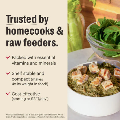 The Honest Kitchen Grain-Free Veggie & Fruit Base Mix - 7 lb