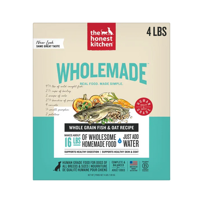 The Honest Kitchen Wholemade Fish & Oats Dehydrated Dog Food (4 lb) - Dog.Dog.Cat.