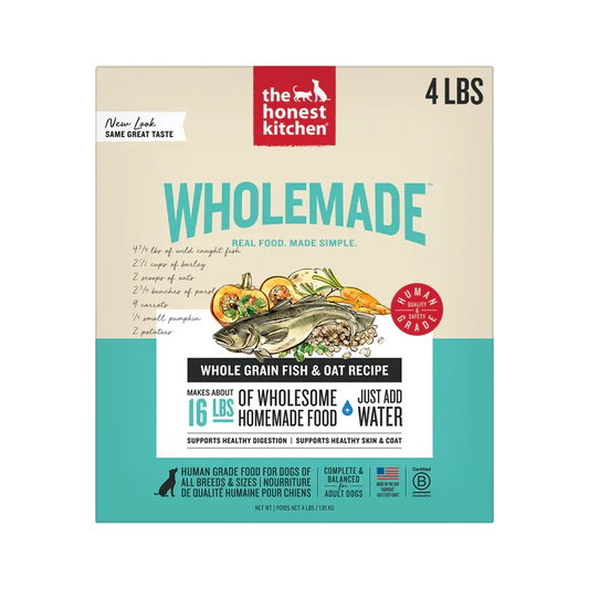 The Honest Kitchen Wholemade Fish & Oats Dehydrated Dog Food (4 lb) - Dog.Dog.Cat.