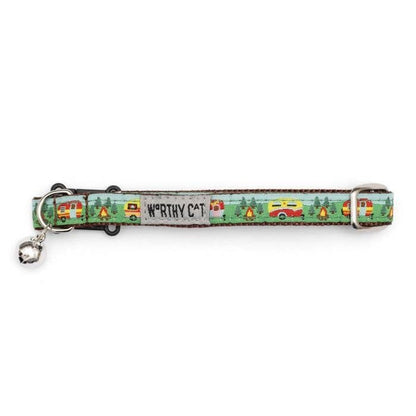 The Worthy Dog - Happy Camper Cat Collar