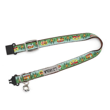 The Worthy Dog - Happy Camper Cat Collar