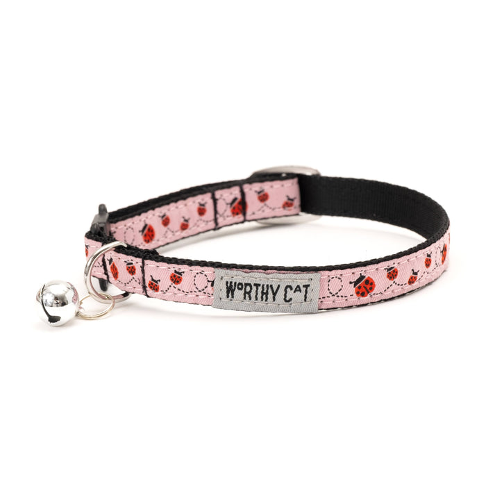 The Worthy Dog - Ladybug Cat Collar