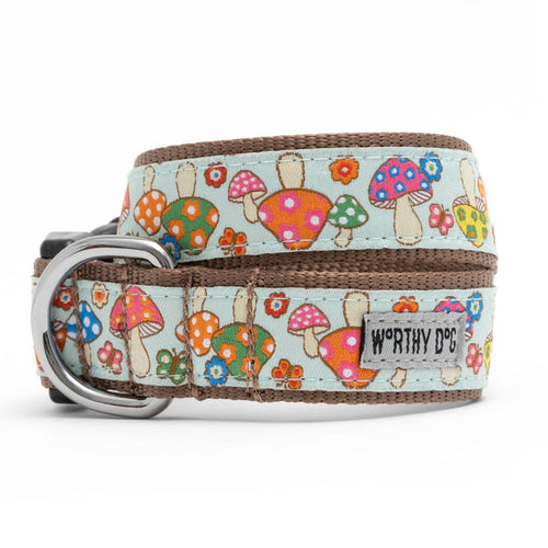 The Worthy Dog - Mushrooms Collar