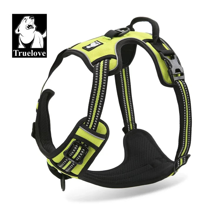 True Love Adjustable Dog Harness TLH5651 - Neon Yellow - Dog.Dog.Cat.